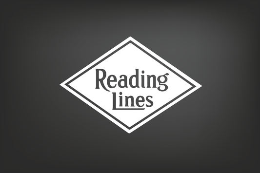 Reading Lines Vinyl Decal 6 Inches
