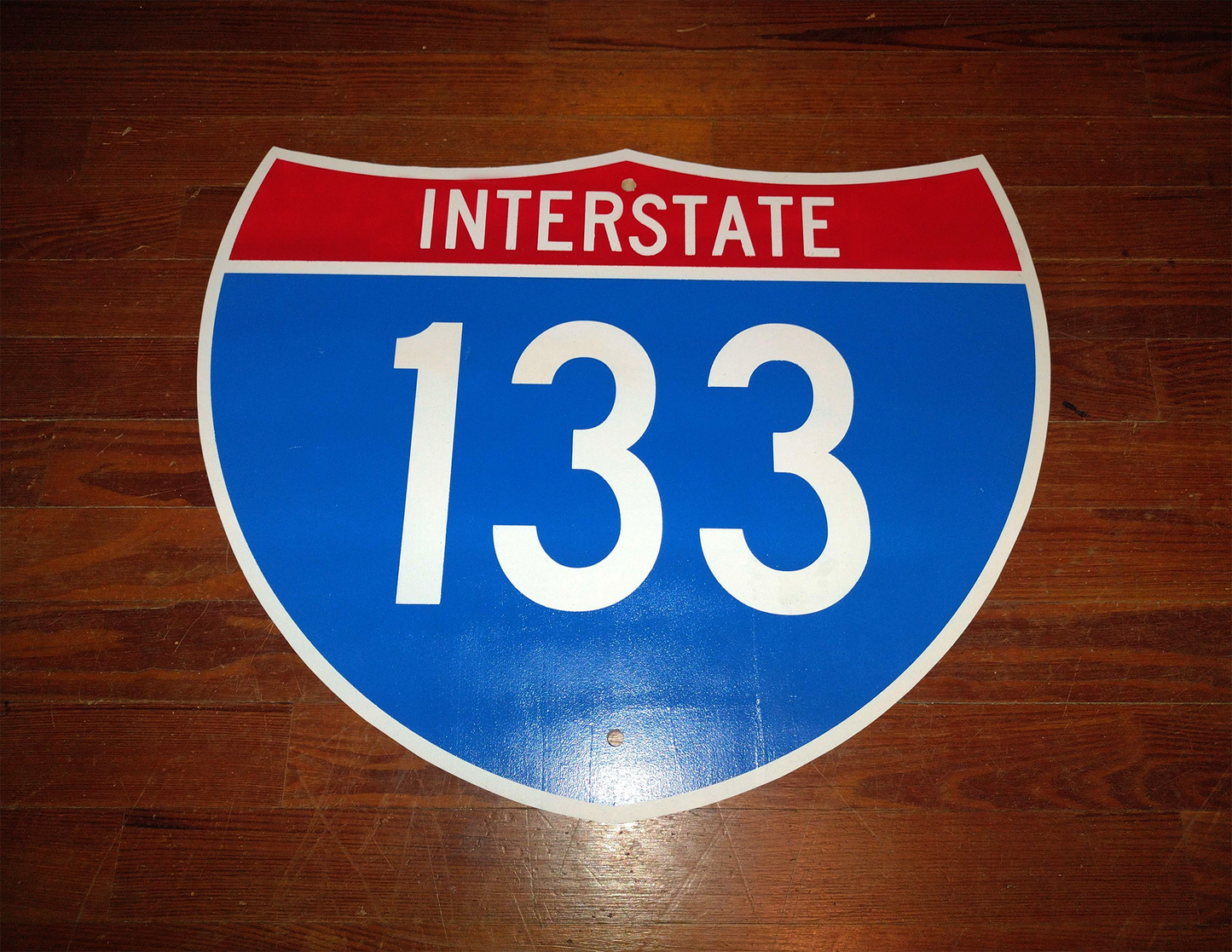 Wooden Interstate Highway Sign Replica. (1978 edition) Customizable Routes and Sizes.