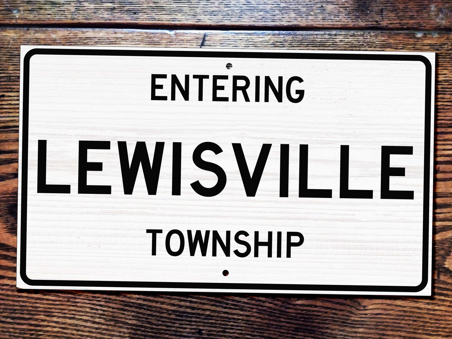 1950's Style City/Town Limits Wood Sign 1/2 Scale. Customizable Lettering