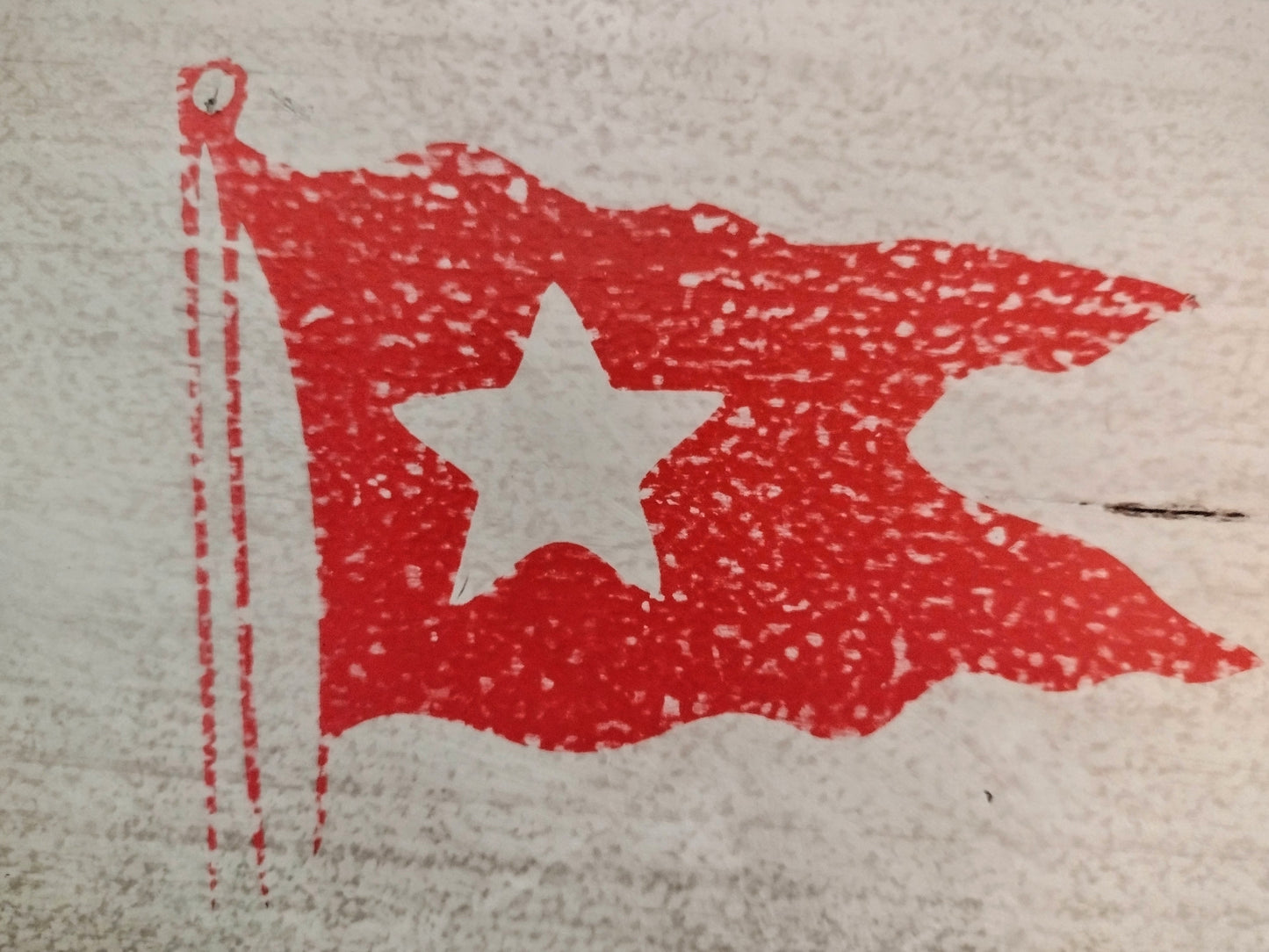 White Star Line Authorized ticket Agent Sign Hand painted Replica on Hardwood