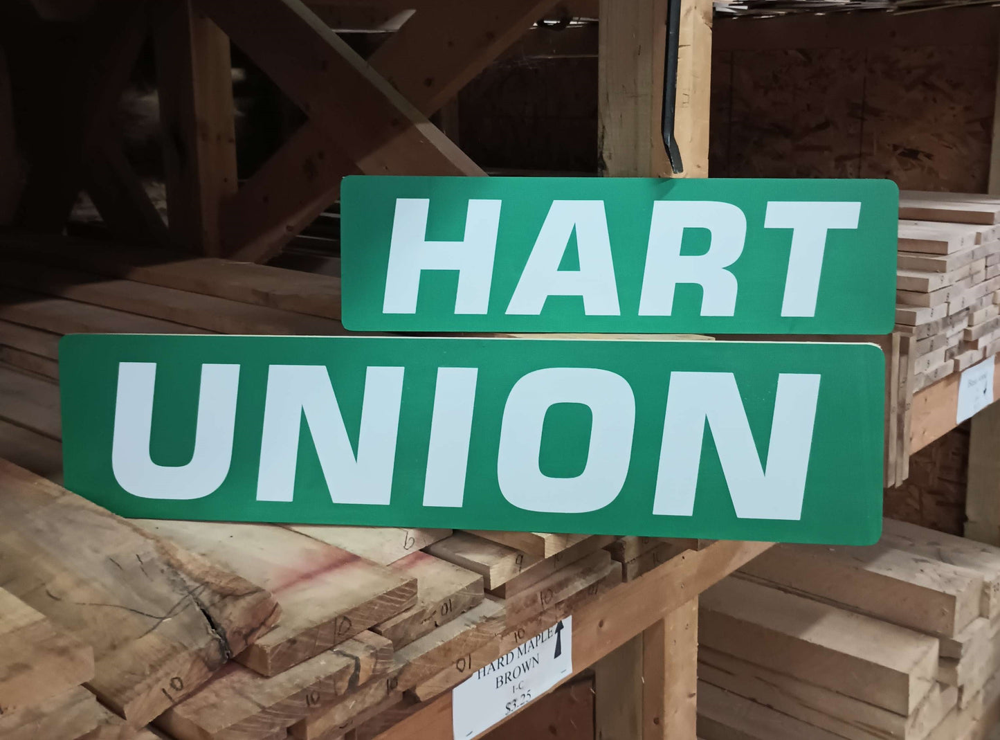 Penn Central Control Point Sign 3/4 Scale. Hardwood Sign Customizable Lettering