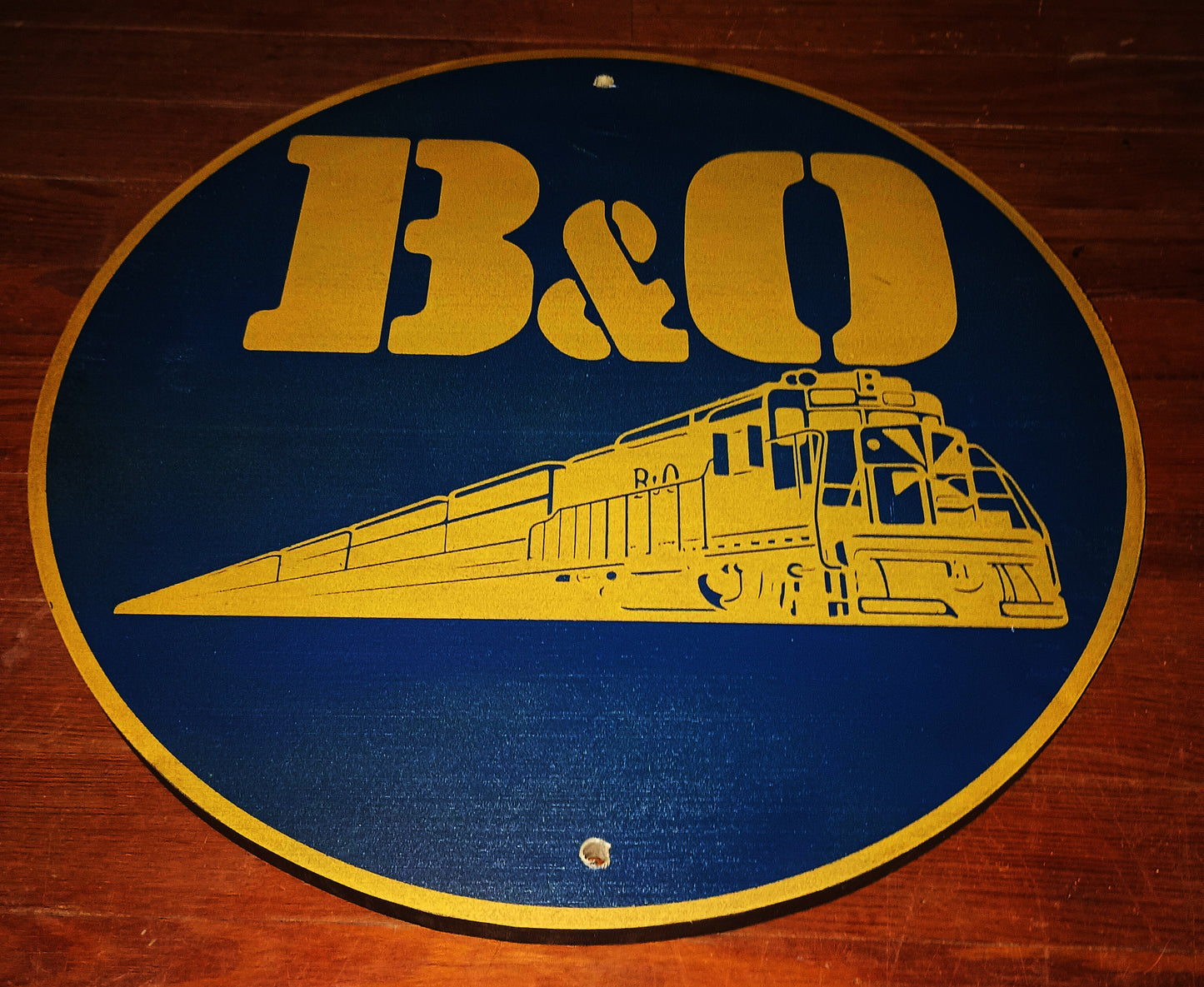 Baltimore & Ohio Piggy-Back Trailer Sign