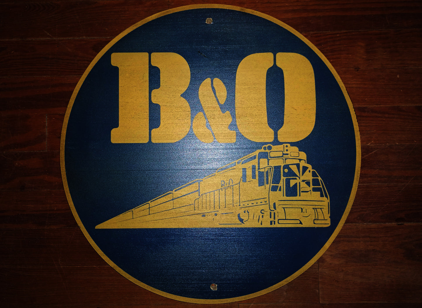 Baltimore & Ohio Piggy-Back Trailer Sign