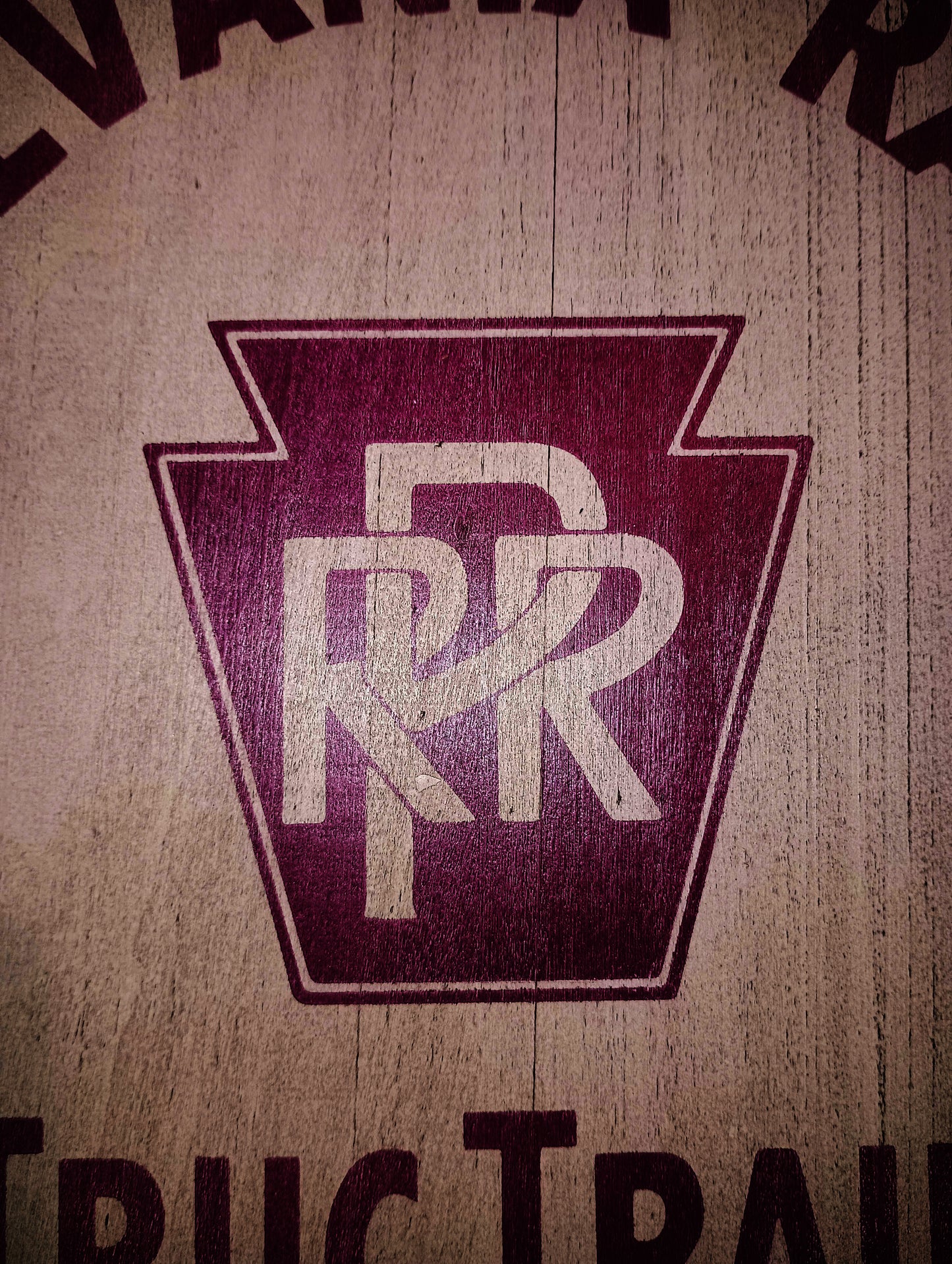 Pennsylvania Railroad "Truc Train" Piggy-Back Trailer Sign