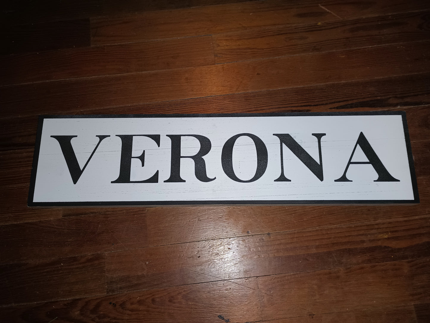 Baltimore & Ohio Wood Station Sign. 2/3 Scale. Customizable Lettering.