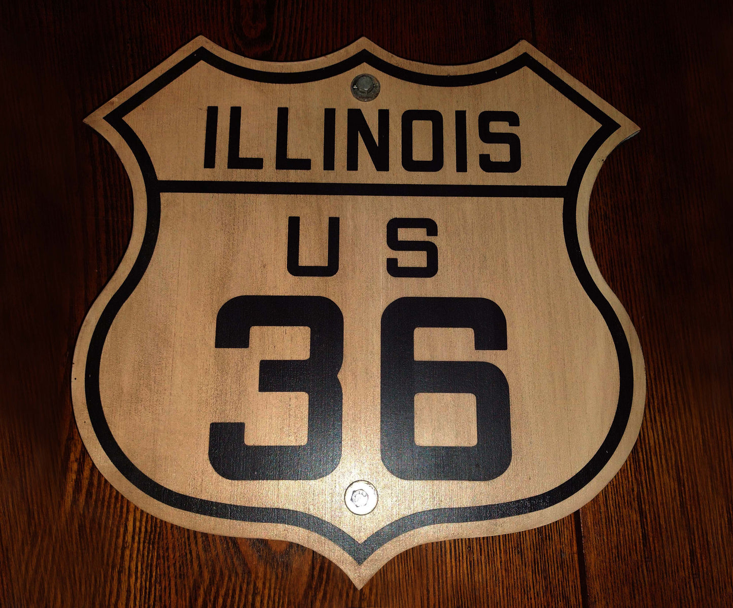 Vintage Wooden US Highway Sign Replica. Customizable Routes, states and Sizes.