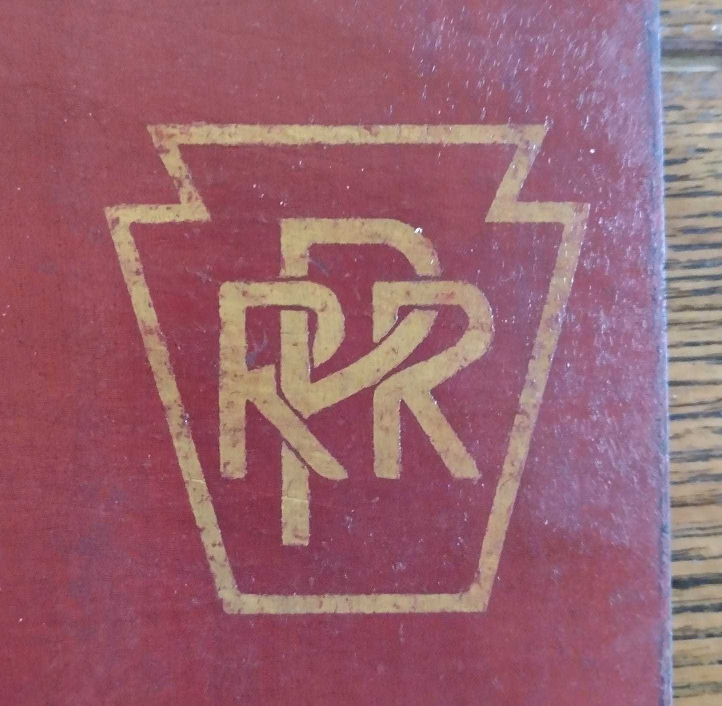 Pennsylvania Railroad Freight Station Sign Hand painted on Hardwood.