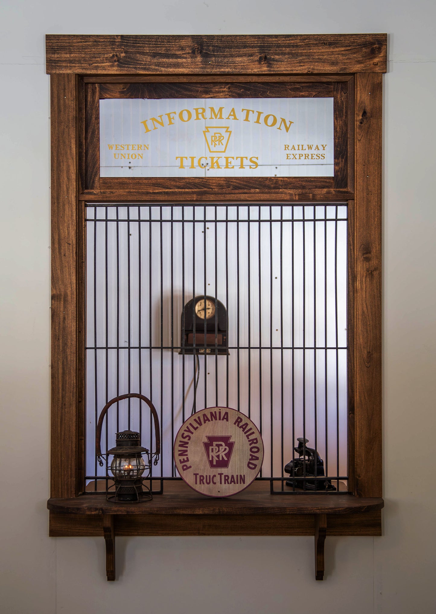 Pennsylvania Railroad "Truc Train" Piggy-Back Trailer Sign