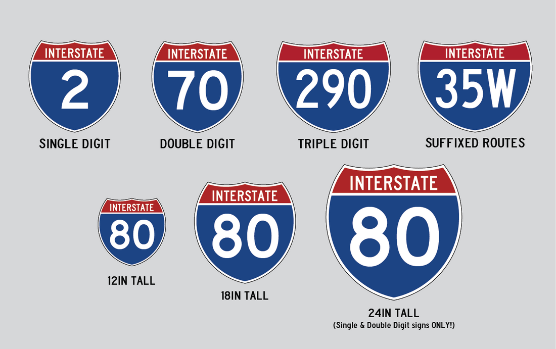 Wooden Interstate Highway Sign Replica. (1978 edition) Customizable Ro ...