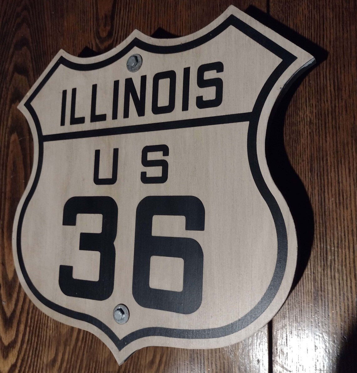 Vintage Wooden US Highway Sign Replica. Customizable Routes, states and Sizes.